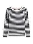 TOMMY HILFIGER Sveter  námornícka modrá / biela