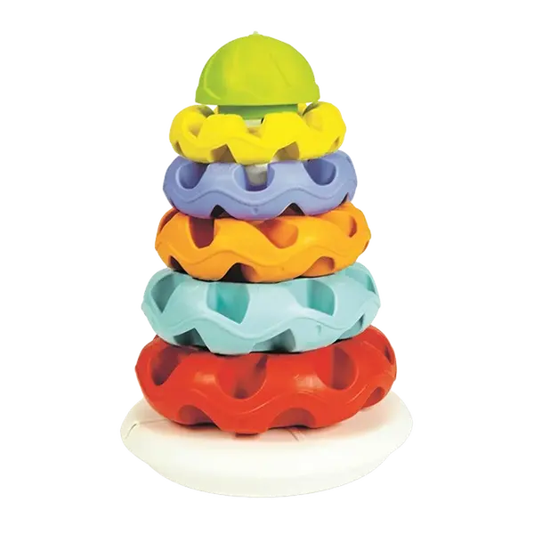 Baby Clementoni - Navlékací kroužky STACKING RINGS