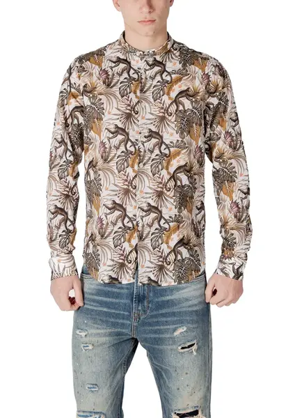 Gianni Lupo pánská košile s květinovým vzorem