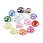 UV Plating Transparent Acrylic European Beads