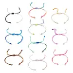 30Pcs 10 Color Nylon Bracelets Making
