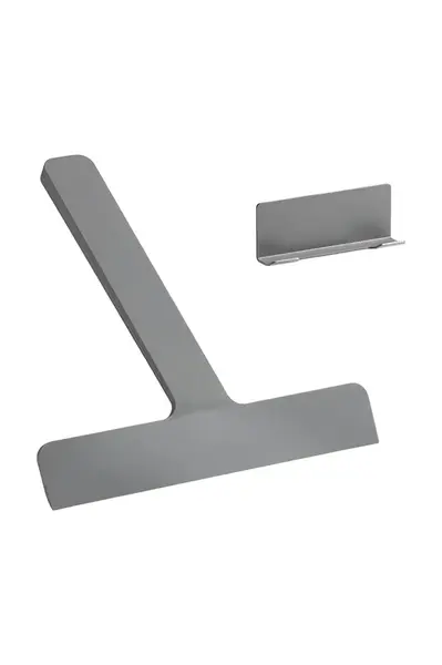 Sprchová stěrka s háčkem Zone Denmark Ume 24 x 22 cm šedá barva