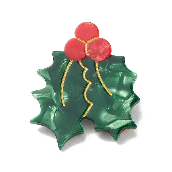 Christmas Cellulose Acetate Alligator Hair Clip
