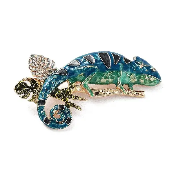 Alloy Rhinestone Brooch