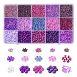 150G 15 Styles Baking Paint Glass Seed Beads