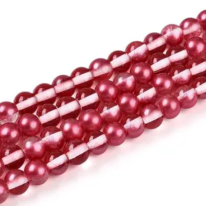 Baking Paint Transparent Glass Beads