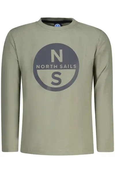 NORTH SAILS CHILDREN'S LONG-SLEEVED T-SHIRT, GREEN