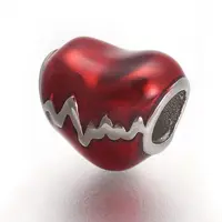 304 Stainless Steel European Beads