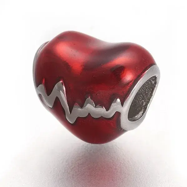 304 Stainless Steel European Beads