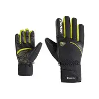 Ziener GALISO-Z GTX + GORE PLUS WARM 9, black/lime Pánské skialpinistické rukavice
