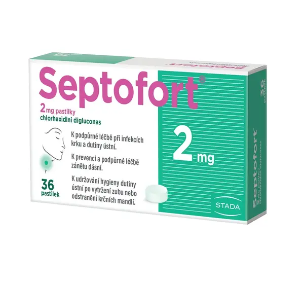 Septofort 2 mg 36 pastilek