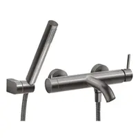 Vaňová batéria Novaservis Ferro Ciriculus s vaňovým setom gun metal BCK11GM