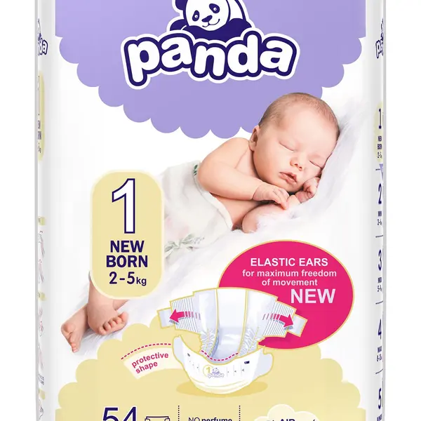 PANDA New born dětské pleny 54 ks