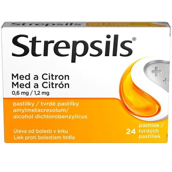 STREPSILS Med a Citron 0.6mg/1.2mg 24 pastilek