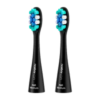 NICEBOY Náhradní hlavice ION Sonic Medium black 2 ks