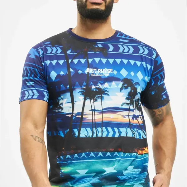 Pánské tričko Palm Coast modré