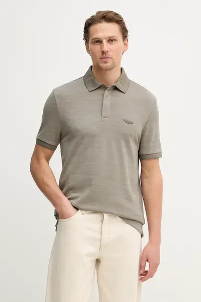 Polo tričko s příměsí vlny BOSS C-Prout 242_AM