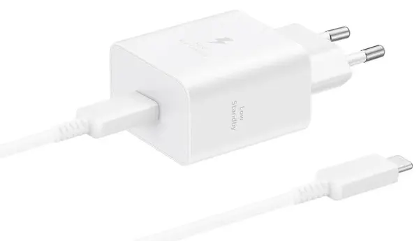 Samsung rychlonabíječka EP-T4511 + USB-C/USB-C kabel 45W bílá