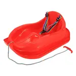 Baby Mix Plastové sáňky s opěradlem  MINI červené