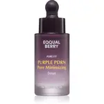 EQQUALBERRY Purple PDRN Pore Minimizing Serum sérum pro redukci rozšířených pórů pro rozjasnění a hydrataci 30 ml