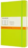 Zápisník Moleskine - tvrdé desky, L, linkovaný - limetka