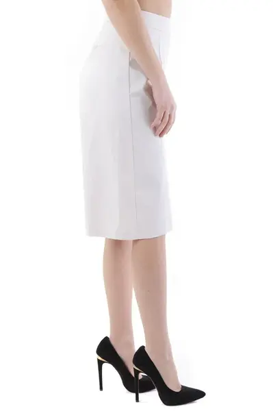 Bílá pouzdrová sukně Olivia Hops