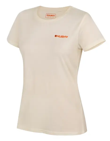 Husky Tee Walker L XL, beige Dámské bavlněné triko