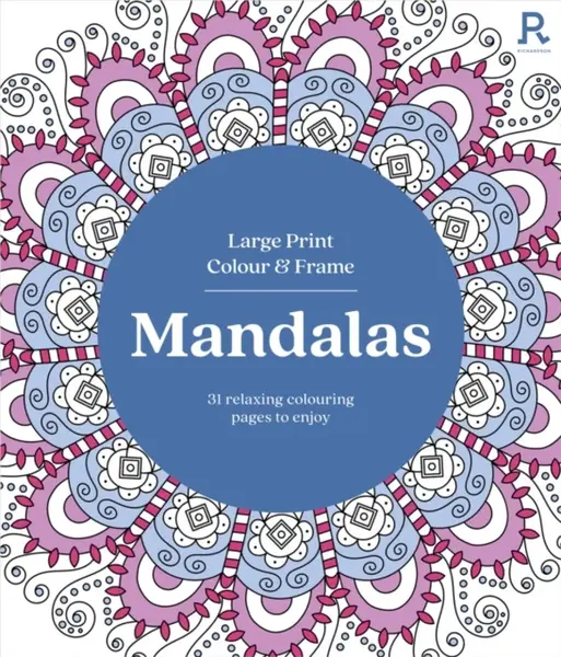 Large Print Colour & Frame - Mandalas - Richardson Puzzles and Games