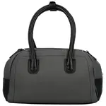 Módní dámská koženková kabelka do ruky Leora, černá