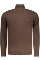 Hnědý rolákový svetr