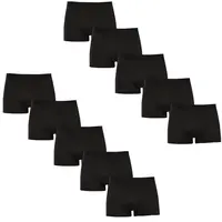 10PACK (8+2 zdarma) pánske boxerky basic čierné (10NFC1) XXL