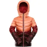 ALPINE PRO ROGO Detská zimná bunda, oranžová, veľkosť 116-122