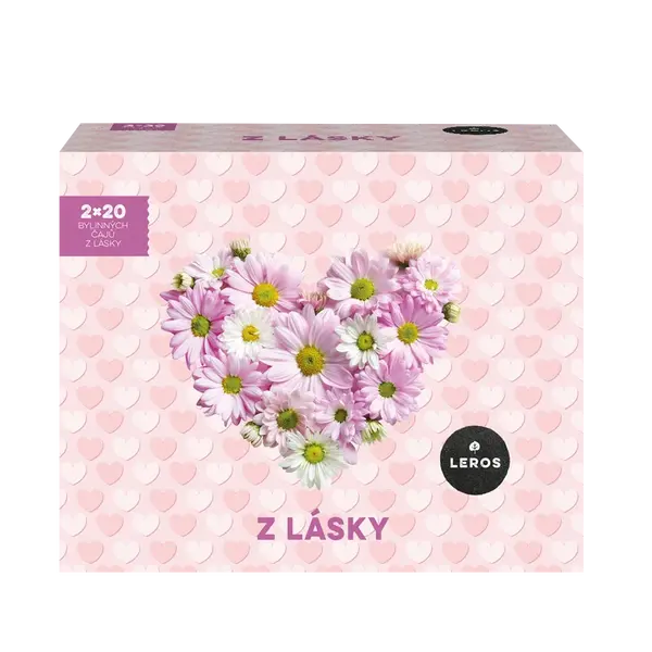 LEROS Z lásky, darčekový set čajov