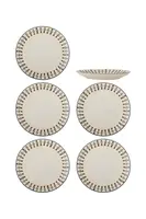 Vánoční sada dezertních talířů Bloomingville Jolly 20 x 3 cm 6-pack