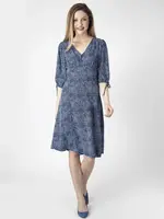 PERSO Woman's Light women's dress with puff sleeves