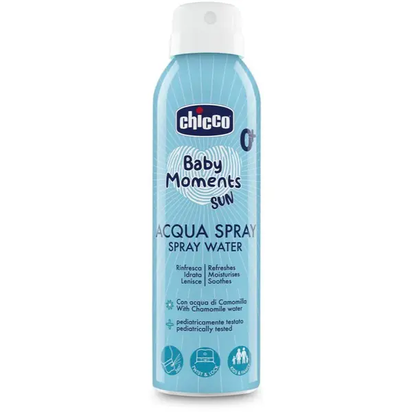 Chicco Baby Moments Acqua Spray osvěžující sprej pro děti 0m+ 150 ml