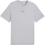 Puma ESSENTIALS SMALL NO.1 LOGO CENTERED TEE Pánské tričko, šedá, velikost XXXL