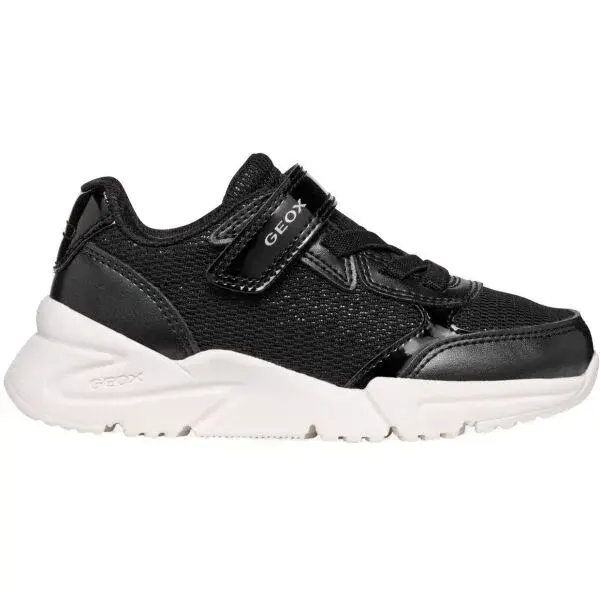 Geox J LOFTUS Dívčí volnočasová obuv, černá, velikost