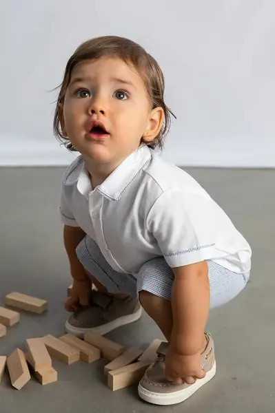 Dětská souprava s příměsí lnu Mayoral