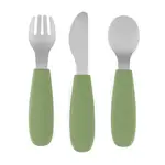 Petite&Mars Take&Match Stainless Steel Cutlery Set príbor Sweet Pea 12m+ 3 ks