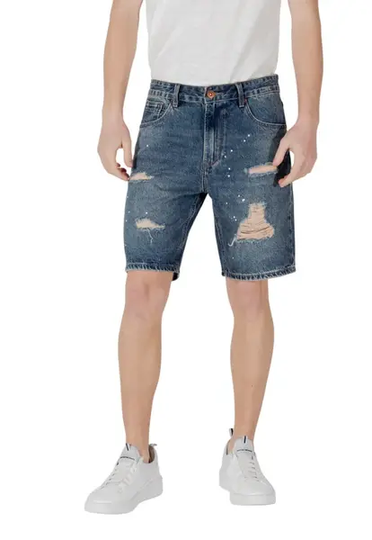 Gianni Lupo pánske rifľové bermudy