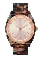 Nixon Analógové hodinky 'Time Teller'  hnedá / zlatá