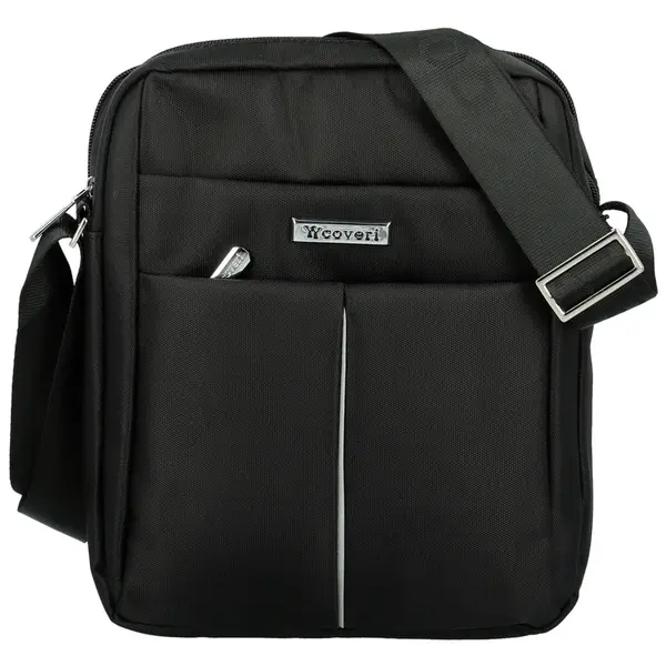 Pánská crossbody taška černá - Coveri Leyre