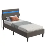 Boxxx ČALOUNĚNÁ POSTEL, 90/200 cm tmavě šedá