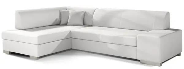 Rozk.l sedačka fabio - biela - soft 17 - pravá