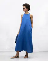 ECOALF Ukara Dress MEDITERRANEAN BLUE S