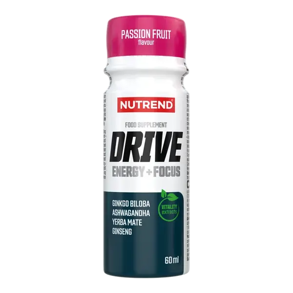 Nutrend Drive Energy+Focus 60 ml passion fruit