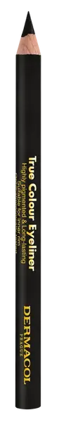 DERMACOL True colour Dřevěná tužka na oči - Black 4 g