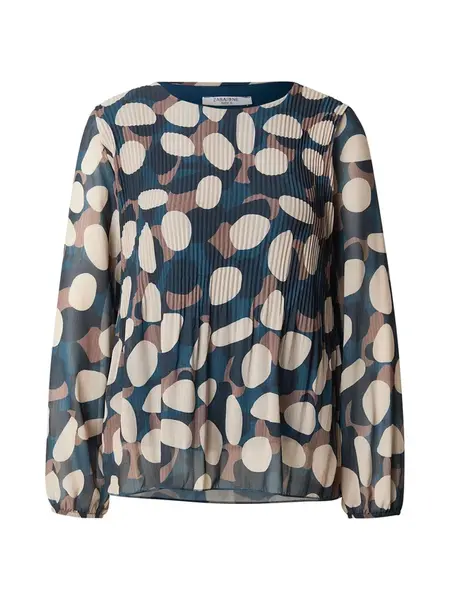 ZABAIONE Blúzka ' Ve44rdaa'  béžová / modrá / námornícka modrá / ružová