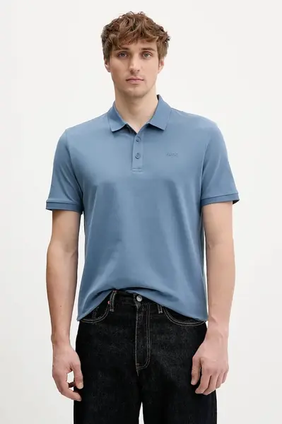 Bavlnené polo tričko HUGO Donos222